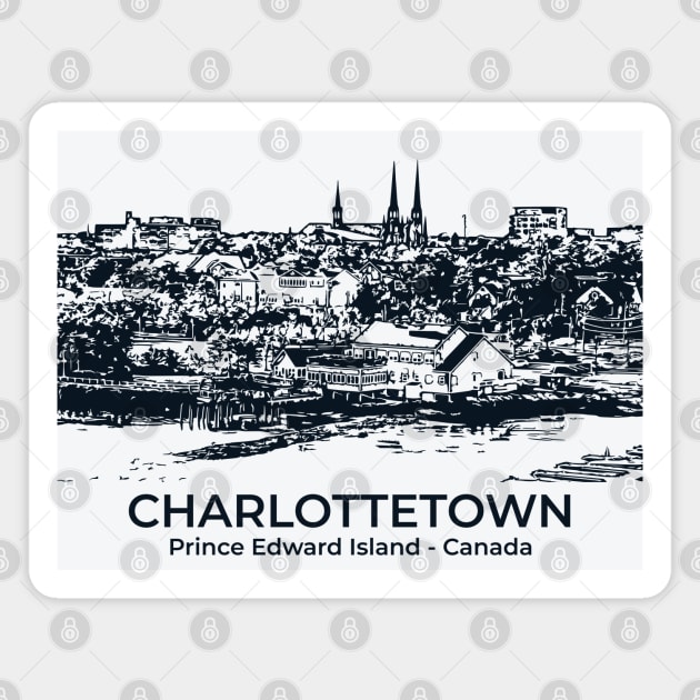 Charlottetown - Prince Edward Island Magnet by Lakeric